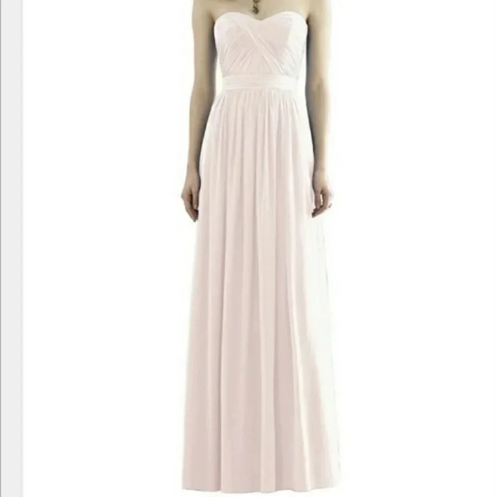 NWT Dessy Collection Style 2942 in Blush Size 10 - Picture 3 of 14